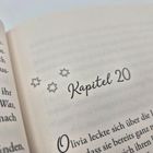 Text "Kapitel 20" mit drei Sternen darüber. Abschnitt in einem Buch.