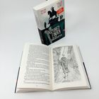 „Die Spurenfinder und das Drachenszepter“. Ein Buchcover zeigt eine Silhouette auf einem Pferd. Ein offenes Buch daneben.
