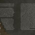 Eine kindliche Illustration zeigt einen Jungen mit Brille auf einer Treppe sitzend, der ein leuchtendes Buch umarmt.