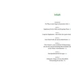 Inhalt: Einführung und Kapitel über Supplements, Schlafstoffe, Vitamin C, Augenformel und Herzüberraschungen, mit Seitenzahlen.