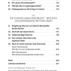Inhaltsangabe mit den Kapiteln: "Wiederholt sich die Geschichte?" und "Es ströme aber das Recht – Wie sich die Demokratie retten lässt".