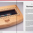 Teil 7: Vermarktung. Ein edler Stift in einer Holzkiste mit der Gravur "Ship Wreck Series, Le Chameau".