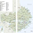 Ost-Svealand Karte zeigt Highlights wie Uppsala, Sehenswürdigkeiten und eine Übersicht über Städte und Regionen in Schweden.