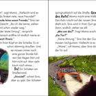 Ein Mädchen sitzt nachdenklich im Auto, draußen regnet es. Ein Schatten taucht vor dem Auto auf, es bremst abrupt.