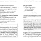 Textfragmente aus einem Buch über das Erstellen eines beeindruckenden Profils. Enthält Tipps und Beispiele.