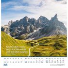 „Fürchte dich nicht, denn ich bin mit dir und will dich segnen.“ 1. Mose 26,24. Juli Kalenderblatt. Beeindruckende Berglandschaft.