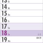 Kalenderblatt für Juli. Wochen beginnen montags. Sonntage sind hervorgehoben. KW 27-30.