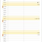 Kalenderseite für Juli. Illustration: Frau sagt "Rispen oder Roma?", Mann antwortet "Am liebsten Malle!" am Gemüsestand.