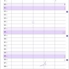 „Der geschlossene Katzenkorb“ und „Der große Kratzbaum“, darunter „Juli“. Kalenderseite mit Katzenskizzen.