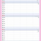 Kalender für Juli. Illustration: Ein Mann spricht mit einem kleinen Sensenmann, sagt "Verdammter Fachkräftemangel".