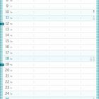 Kalenderblatt für Juli mit Datum, Wochentagen und Sonnenauf-/-untergangszeiten. Platz für Notizen.