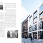 Texte beschreiben die Hauptspitze in Leipzig, inklusive historischer und architektonischer Aspekte, mit zwei Schwarz-Weiß-Fotos.
