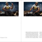 Links unten: "DARU JONES" und eine Reihe von Künstlernamen. Vier Bilder eines Trommlers in Aktion.