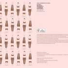 "VERLAGSGRUPPE PATMOS" oben rechts. Links zeigen Zeichnungen Menschen in Yoga-Posen. Text über Nachhaltigkeit und Kontaktinfos.