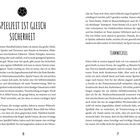 Logo eines Fußballs. Titel: "SPIELZEIT IST GLEICH SICHERHEIT". 
Texte über persönliche Erfahrungen im Handballsport.