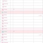 Kalenderblatt für Juli 2027. Buntes Design, Tage der Woche aufgelistet, dekorative Muster oben und unten.