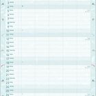 Kalender für Juli 2027. Enthält Wochentage. Oben tanzende Vögel, unten steht "Hygge Momente".