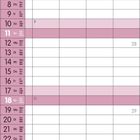 Kalenderblatt mit Monat Juli 2027, Tage in Deutsch, Englisch, Französisch und Italienisch. Rosa Akzente.