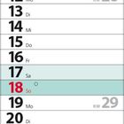 Kalender für Juli 2027. Wochen beginnen montags, Sonn- und Feiertage in Rot, Kalenderwochen rechtsgrau markiert.