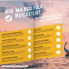 "Die Marco Polo Bucketlist. Das musst du auf den Malediven erlebt haben." Liste von 1 bis 10, jede mit kurzem Erlebnis.