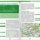 Inhalt: Themen wie Sightseeing, Essen & Trinken, Erlebnistouren. Abbildung eines Dudelsackspielers. QR-Code unten links.