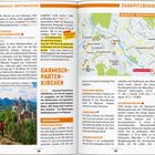 „Garmisch-Partenkirchen“, „Zugspitzregion“, „Schloss Neuschwanstein“, „Olympiastadion“, Karte von Garmisch-Partenkirchen. 