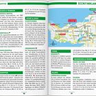 Links: Essen & Trinken, Sport & Spaß, Strände, Wellness. Rechts: Karte von Tampere, Ausgehen & Feiern.