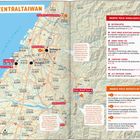 „ZENTRALTAIWAN“, „Marco Polo Highlights“, „Marco Polo Bucketlist“, Karte von Zentral-Taiwan mit Orten und Sehenswürdigkeiten.