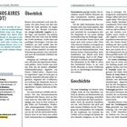 "BUENOS AIRES (STADT)", "Überblick", "NICHT VERPASSEN!", "Geschichte". Text über Buenos Aires: Mischung aus europäischem Charme und bröckelnder Architektur.