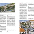 Seite 126-127, Thema: Verkehrsmittel, Bus- und Taxiinfos in Dubrovnik. Zwei Fotos, Palmenstraße, Altstadt, Busse, Taxis.