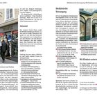 "Internet", "LGBT+", "Medizinische Versorgung", "Mit Kindern unterwegs", "Publikationen und Medien". Zwei Fotos von Geschäften.