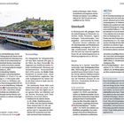 Diese Seite beschreibt Stadttouren, Ausflüge und Unterkünfte in Würzburg. Links ein großes Schiff nahe einer Festung.