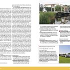 Arnhem (25 km – km 25). Text über Geschichtliches, Museen und Gastronomie. Rechts stilvolle Klappbrücke und Häuser am Wasser.