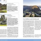 "Willkommen." GPS und Camping-Infos zu "Trollstigen Camping" und "NAF Mjelva Camping og Hytter". Text: "Von Åndalsnes nach Kristiansund".