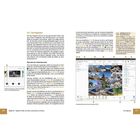 Links: „16.1 Der Organizer“ erklärt Funktionen und Übersicht. Rechts: Bildbearbeitungssoftware mit Interface-Elementen beschrieben.