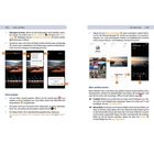 Das Dokument zeigt Anleitungen zur Nutzung einer Galerie-App mit Screenshots und Beschreibungen zu Videowiedergabe und -bearbeitung.