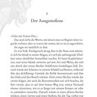 Kapitelüberschrift: "Der Ausgestoßene".
Textbeginn: »Gebt mir Euren Hut.« Es folgt eine Erzählung über Fischgeruch und Trinken. Links ist eine Drachenillustration.