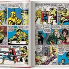 Comic-Panels mit Dialogen zwischen Hulk, Thor und einem Kerl in einem Rüstungsanzug. Kampfszenen und Gespräch kleiner Gruppe.