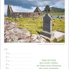 "Möge die Sonne dein Gemüt erhellen, der Regen deine Stimmung aber nicht verdunkeln." Bild zeigt alten Friedhof.