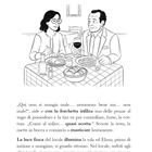 Guido rückt den geflochtenen Stuhl zur Seite und macht es sich bequem. Zwei Personen essen an einem Tisch.