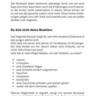 Titel: Du bist nicht deine Reaktion. Text beschreibt, wie frühe Erfahrungen unser Verhalten prägen. Beispiel mit Otto.