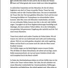 Vorwort über Trauer und Verlust, Gefühle von Herzschmerz und die Suche nach Liebe und Anerkennung.