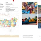 Fakten und Beteiligte: Architekt ZAV architects. Zeittafel Bauzeit 2017-2020. Bilder von bunten kuppelförmigen Gebäuden.