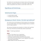 Herbstzauber. Begrüßung und Einstimmung. Gemeinsames Singen. Sitztanz „The Kesh Jig“. Musik. Ablauf mit Anweisungen.