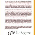 Hallo! Text über Verhütungsschwierigkeiten und das Fehlen verständlicher Literatur, mit humorvoller Illustration unten.