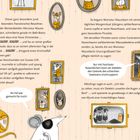 Text erzählt über Monsieur Mausebart, einen Mäusedetektiv, der einen Fall lösen will. Illustrationen zeigen Mäuse in Bildern.