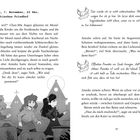 Text: Freitag, 7. November, 23 Uhr, am Städtischen Friedhof.

Illustration: Drei Mädchen schauen erschrocken um sich auf einem Friedhof.