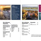 Texte: "Südestland – grüne Seele des Landes", "INFO", "Viljandi-See", "Viljandi-Folkfestival".  
Beschreibung: Landschaftsfotos, Brücke, Holzhaus.