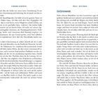 Links steht "Schwimmen im Mondlicht." Rechts steht "[Ge]Zeitenwende." Es handelt sich um Fließtexte auf den Seiten 18 und 19.