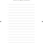 „Raum für eigene Gedanken“, darunter sind zehn horizontale Linien zum Schreiben.